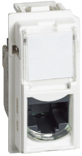 Розетка компьютерная модульная Legrand BTicino Living Now 1-м. 1 мод. 6e белый фото Розетка компьютерная модульная Legrand BTicino Living Now 1-м. 1 мод. 6e белый картинка